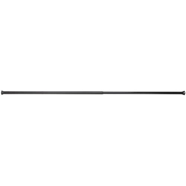 Amazon Basics Tension Curtain Rod, Adjustable 36-54" Width - Black - Image 2