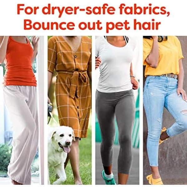 Bounce Dryer Sheets, Pet Hair and Lint Guard, Mega Size, Fresh Scent, 60 Count - Image 6