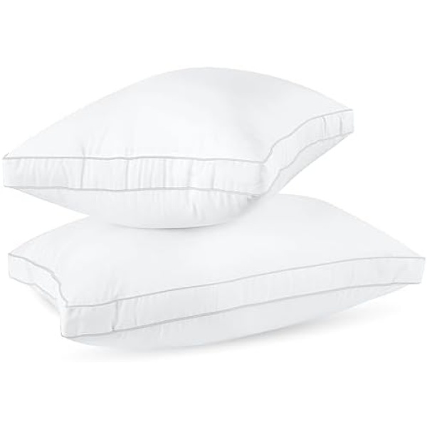 Utopia Bedding Bed Pillows for Sleeping Queen Size 2 Pack (White), Hotel Quality - Image 2