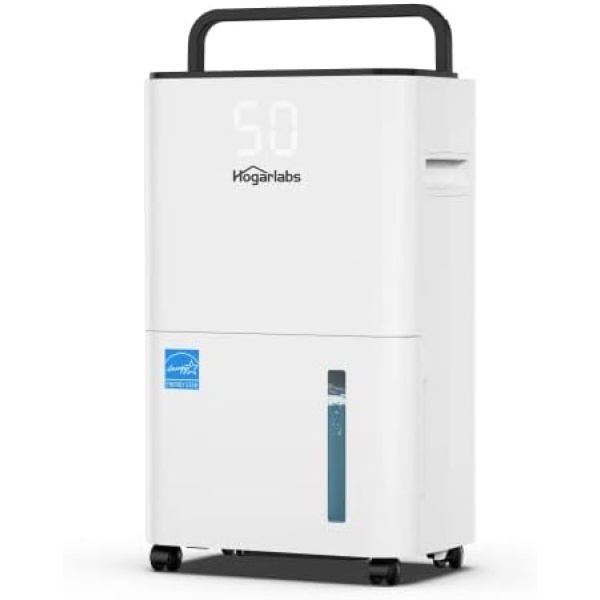 HOGARLABS 3500 Sq. Ft 50 Pint Energy Star Dehumidifier for Home Basements