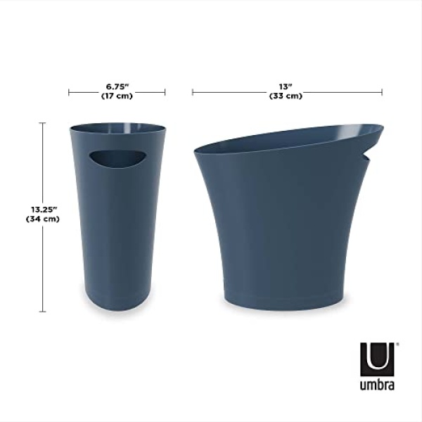 Umbra Skinny Trash Can 2-Gallon (7.5L) Capacity - Image 2