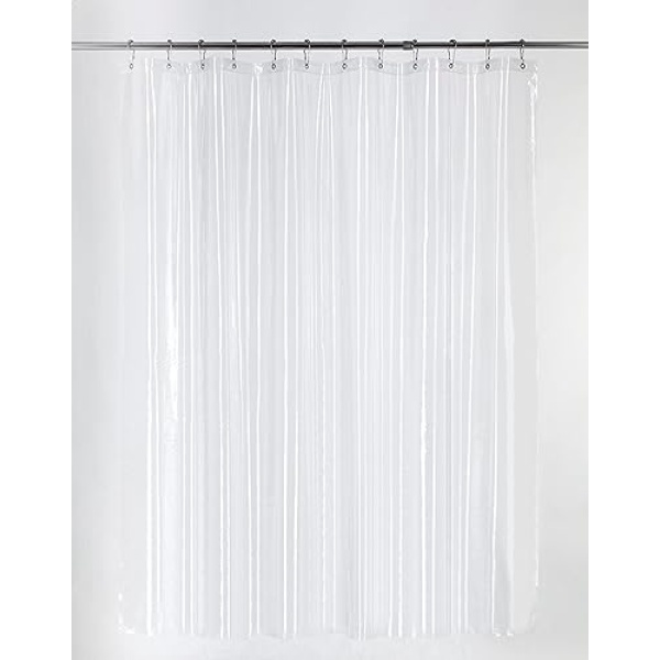 Home Beyond & HB design - PEVA Shower Curtain Liner with Metal Grommets - Image 2