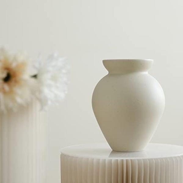 Retro Flower Vase, Crock Milk Can Shape, Flower Arrangement, Nordic Ornament - Image 2