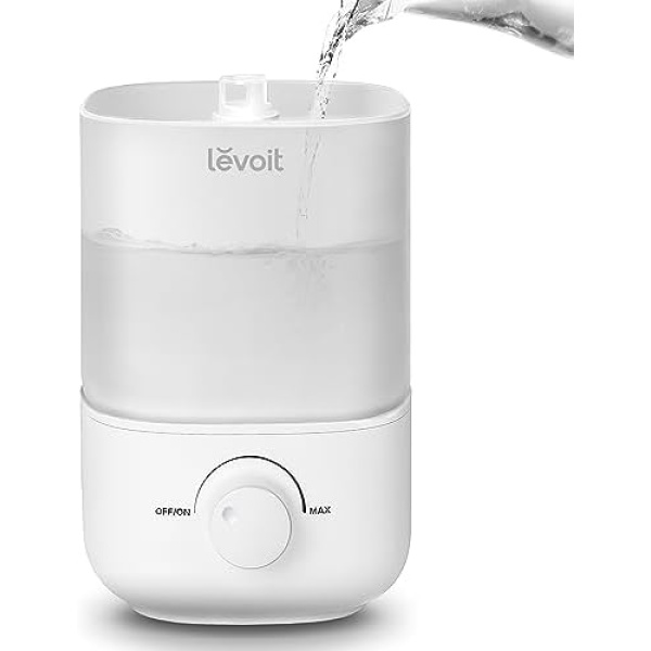 LEVOIT Humidifier for Bedroom, 2.5L Top Fill Cool Mist Air Humidifiers for Baby