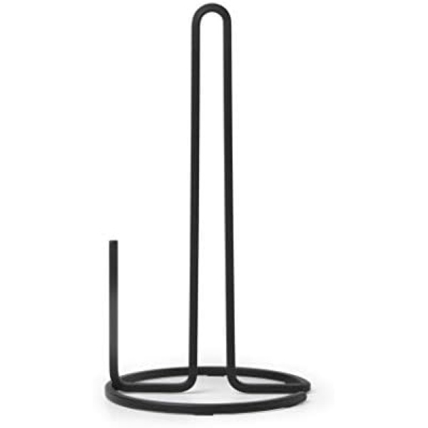 Umbra Squire Paper Towel Holder Stand, Metal Dispenser for Kitchen or Bathroom