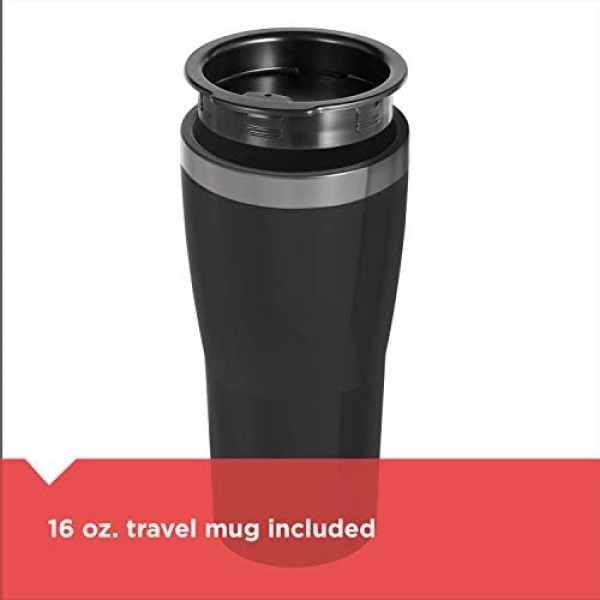 BLACK+DECKER Single Serve Coffee Maker, Includes One Dishwasher Safe Travel Mug - Image 6