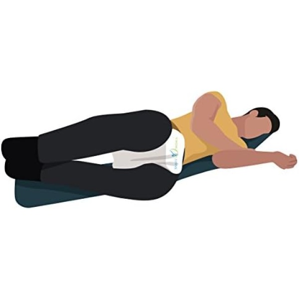 Doctor Developed Knee Pillow for Side Sleepers - Handbook Included - Leg Pillow - Image 7