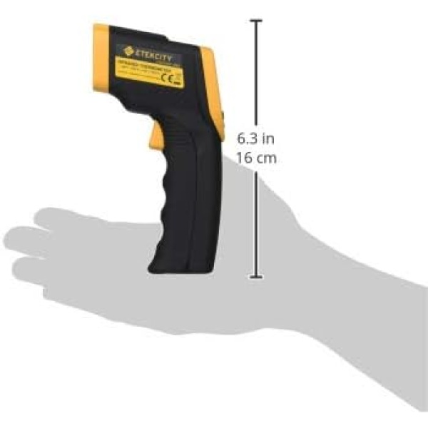 Etekcity Lasergrip 1080 Laser Thermometer Digital Infrared Thermometer - Image 10