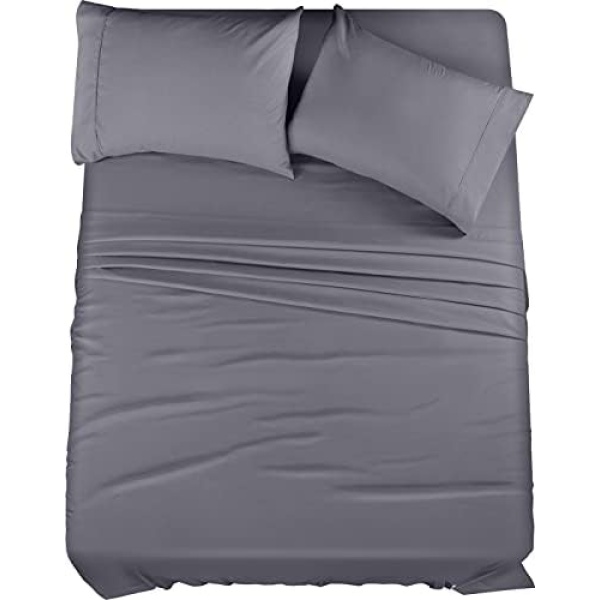 Utopia Bedding Bed Sheet Set - 4 Piece Queen Bedding - Soft Brushed Microfiber