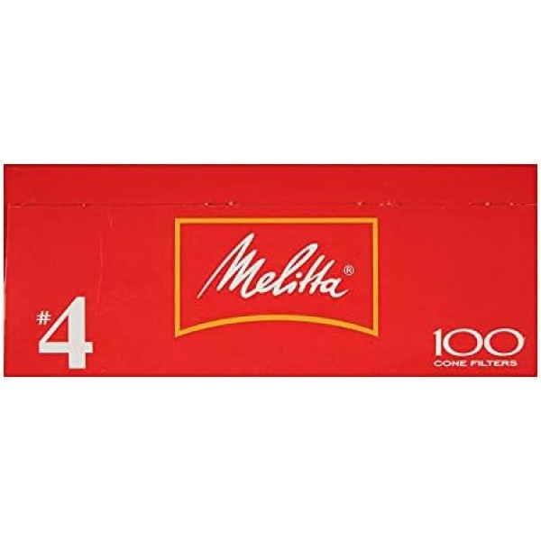Melitta Cone Coffee Filters White No. 4 100 Count - Image 4