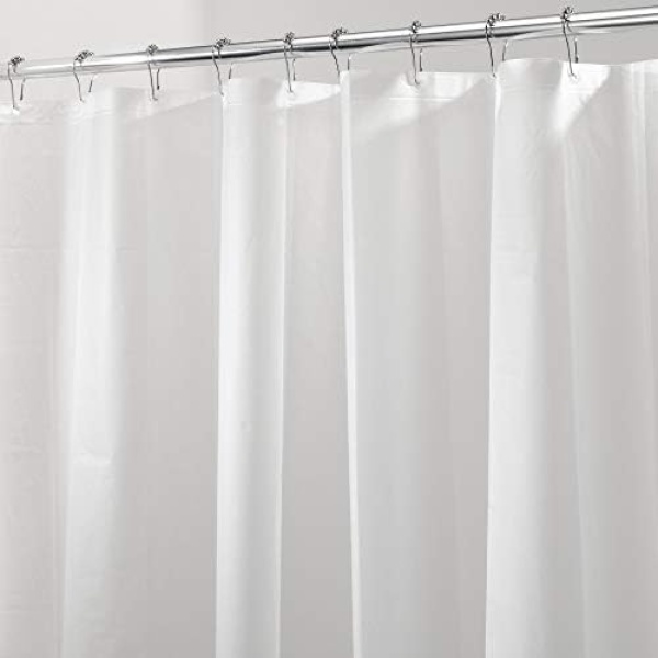 iDesign PEVA Plastic Shower Curtain Liner, Mold and Mildew Resistant Plastic - Image 2