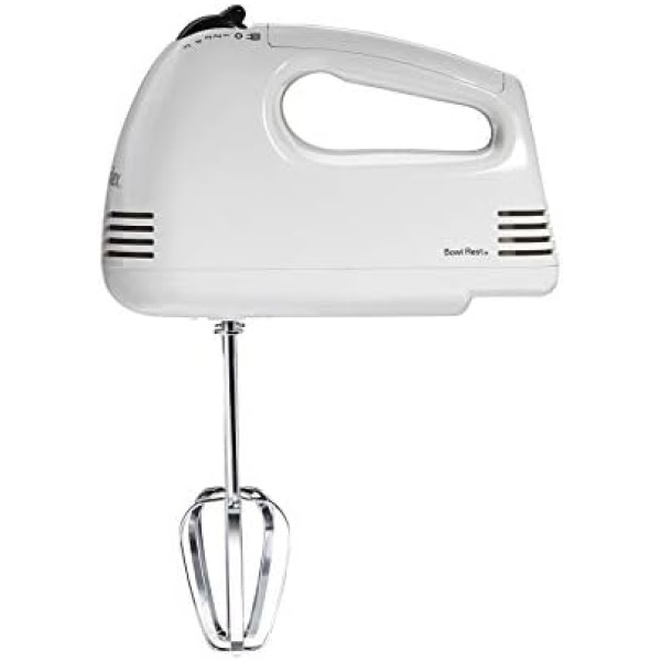 Hamilton-Beach Proctor Silex 62515PS 5-Speed Easy Mix Hand Mixer, White