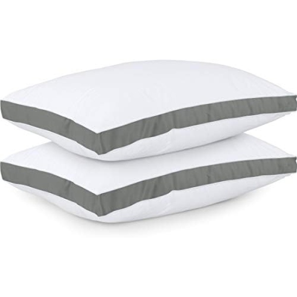 Utopia Bedding Bed Pillows for Sleeping Queen Size (Grey), Set of 2, Cooling - Image 2