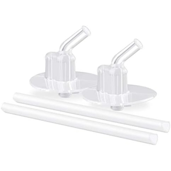 Thermos Replacement Straws for 12 Ounce Funtainer Bottle, Clear - Image 2