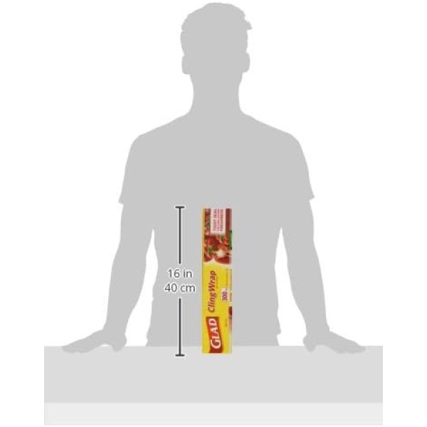 Glad ClingWrap Plastic Wrap, 300 Metre Roll - Image 6
