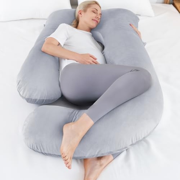 SASTTIE Pregnancy Pillow for Sleeping, Maternity Pillow for Pregnant Women, 60''