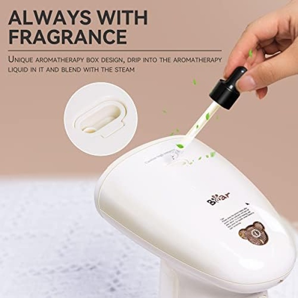 Bear Steamer for Clothes, Handheld Clothes Steamer,1300W Strong Power Garment - Image 4