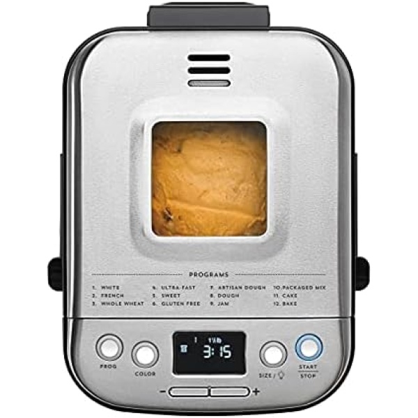 Cuisinart CBK-110C Compact Automatic Bread Maker, Stainless Steel - Image 4