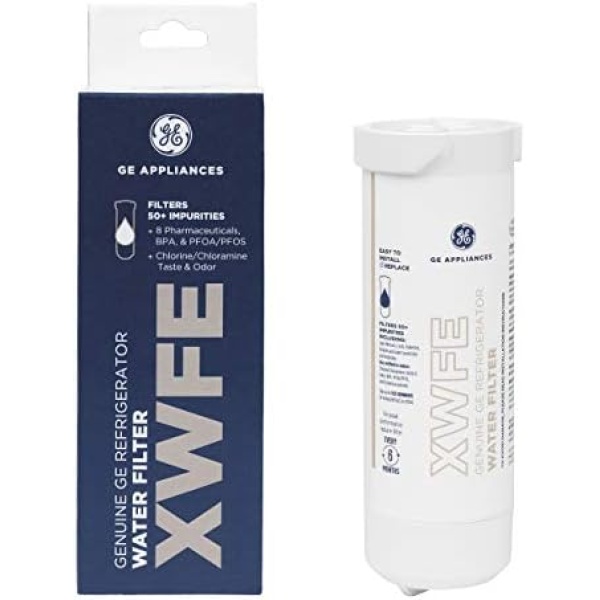 GE XWFE Refrigerator Water Filter | Certified to Reduce Lead, Sulfur, and 50+