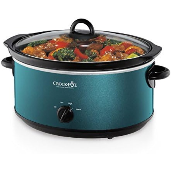 Crockpot SCV700-KT Design to Shine 7QT Slow Cooker Turquoise - Image 2