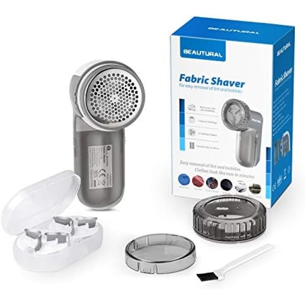 BEAUTURAL Lint Remover Fabric Shaver and Sweater Defuzzer with 2-Speeds - Image 7