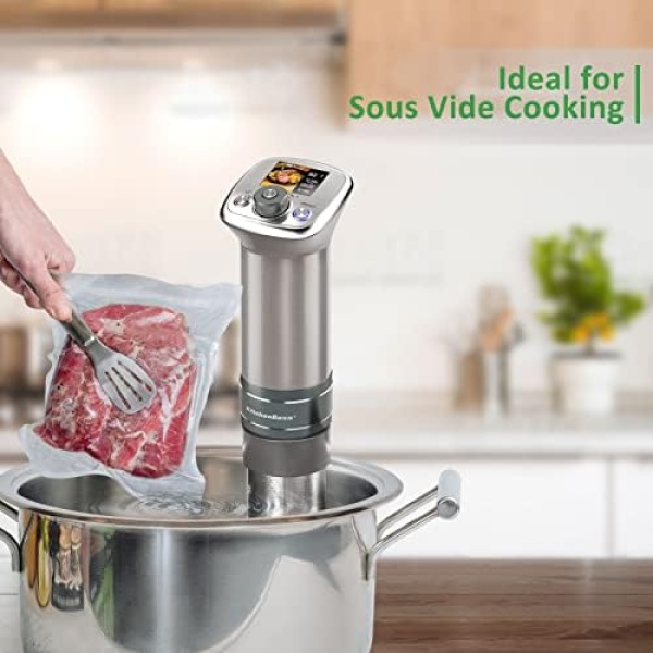 Food Vacuum Sealer Bag Rolls: KitchenBoss 6 Rolls Food Saver Bags - Image 6