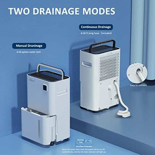 Dehumidifier 3500 Sq. Ft 50 Pint BRITSOU Dehumidifiers for Home Basements - Image 3