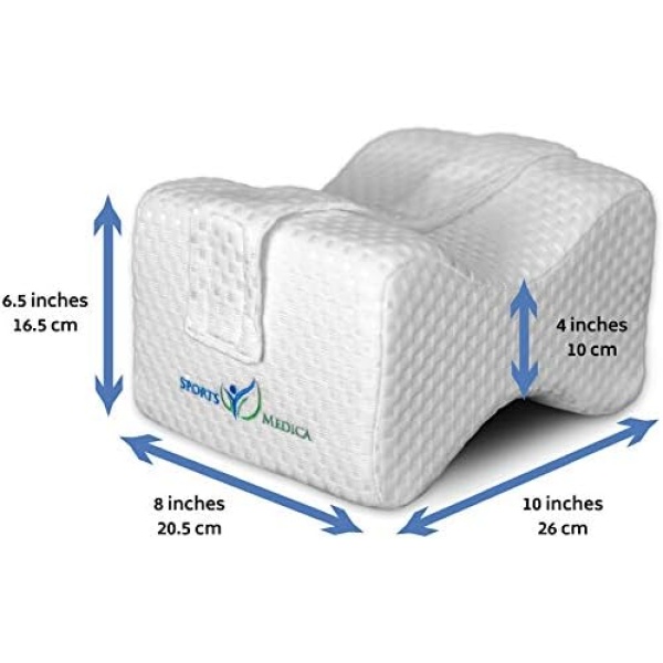 Doctor Developed Knee Pillow for Side Sleepers - Handbook Included - Leg Pillow - Image 5