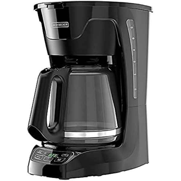 BLACK+DECKER Programmable Digital Coffeemaker,12-Cup Coffee Machine