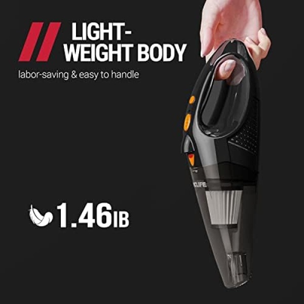 VacLife Handheld Vacuum, Car Vacuum Cleaner Cordless Rechargeable, Mini Portable - Image 9