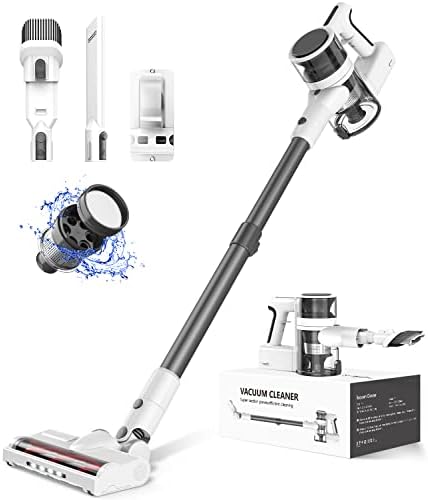 Fykee Cordless Vacuum Cleaner, 80,000 PRM Cordless Vacuum with Brushless Motor
