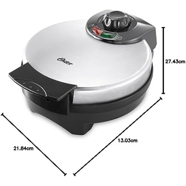 Oster Belgian Waffle Maker, 8", Stainless Steel - Image 10