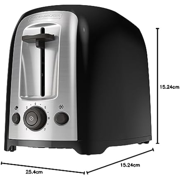 BLACK+DECKER 2-Slice Extra Wide Slot Toaster, Classic Oval, Black - Image 10