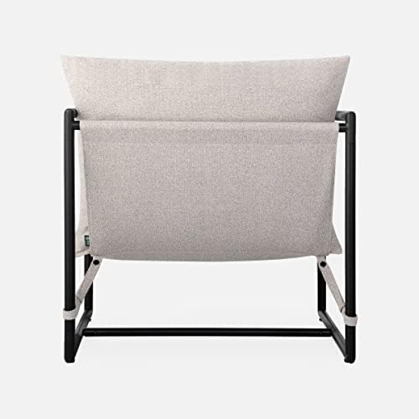 ZINUS Aidan Sling Accent Chair / Metal Framed Armchair with Shredded Foam - Image 12