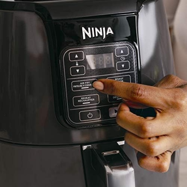 NINJA AF101C, Air Fryer, 3.8L Less Oil Electric Air Frying, Equipped - Image 8