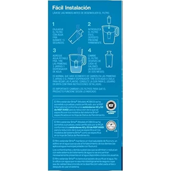 Brita Standard Water Filter, Standard Replacement Filters for Pitchers - Image 14