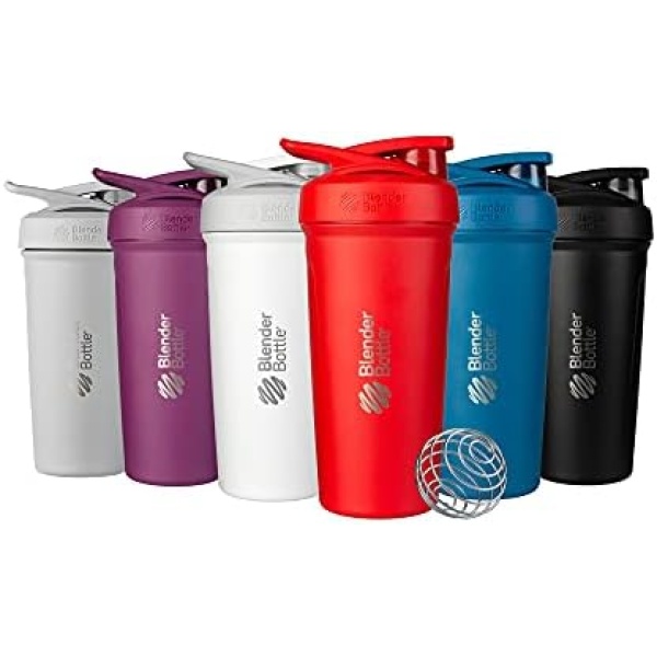 BlenderBottle Strada Shaker Cup Insulated Stainless Steel Water Bottle - Image 8