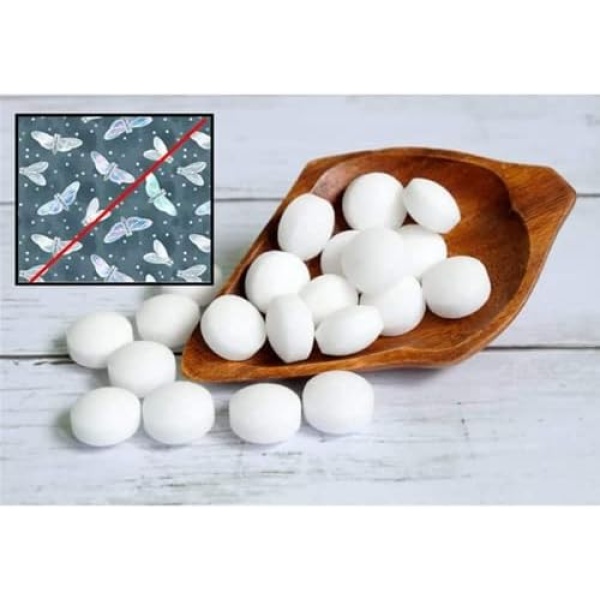 MothShield 4 Pack Old Fashioned Original Moth Balls, Carpet Beetles - Image 2