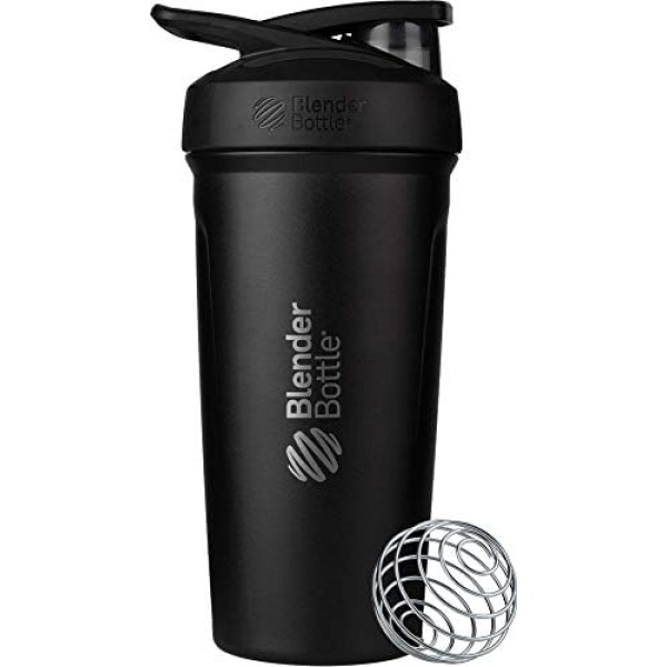 BlenderBottle Strada Shaker Cup Insulated Stainless Steel Water Bottle
