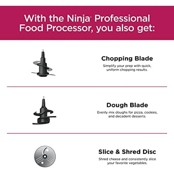 Ninja Professional Plus Food Processor 850-Watts With Auto-iQ Preset Programs - Image 4