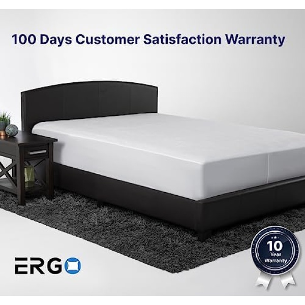Ergo Queen Size Premium Mattress Protector, Waterproof, Breathable - Image 5