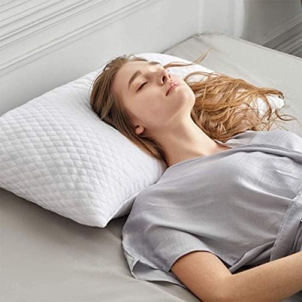 NTCOCO 2 Pillows, Shredded Memory Foam Bed Pillows for Sleeping, with Washable - Image 2