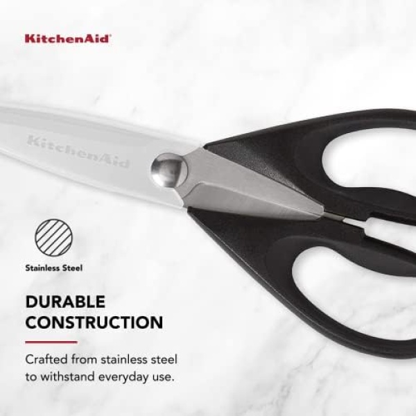 KitchenAid All Purpose Shears with Protective Sheath, One Size, Black - Image 3