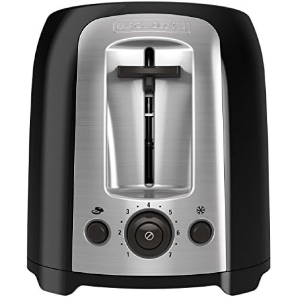 BLACK+DECKER 2-Slice Extra Wide Slot Toaster, Classic Oval, Black - Image 8