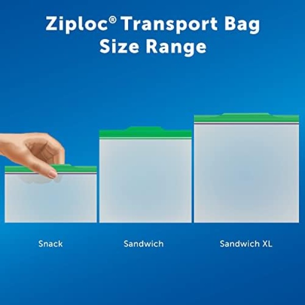 Ziploc Snack and Sandwich Bags for On-the-Go Freshness, Grip 'n Seal Technology - Image 11