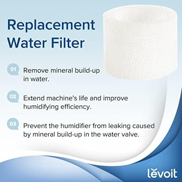 LEVOIT 10-Pack Humidifier Replacement Filters, Capture Fine Particles in Water - Image 2