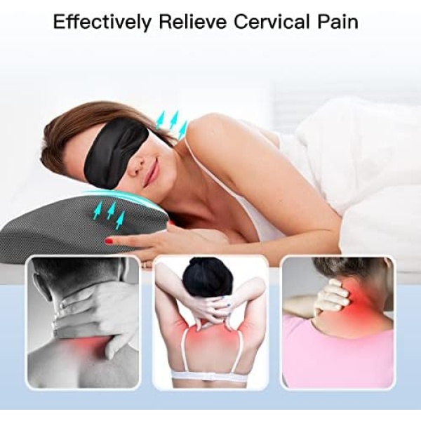 Side Sleeper Pillow for Neck and Shoulder Pain，Neck Pillows for Pain Relief - Image 2