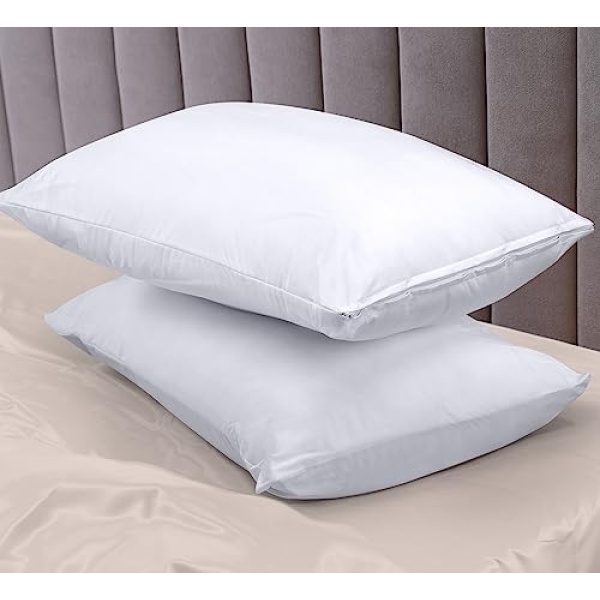 Utopia Bedding Waterproof Pillow Protector Zippered (2 Pack) Queen - Image 7