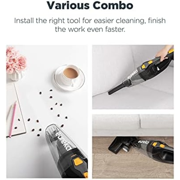 Eureka Home Lightweight Stick Vacuum Cleaner, Powerful Suction Corded - Image 3