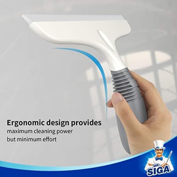 MR.SIGA Multi-Purpose Silicon Squeegee for Window, Glass, Shower Door - Image 4